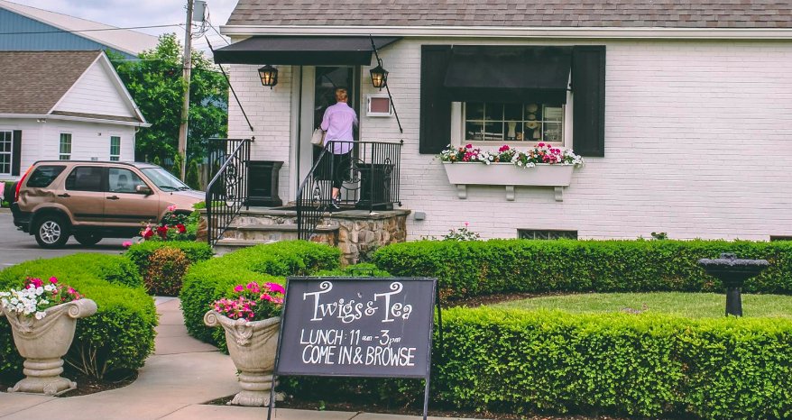 Get 10% off at the charming Twigs &amp; Tea during Shop <a href="/FishersIN/">FishersIN</a>, Sat, Nov 24! (One of our favorite local spots, if we do say so ourselves!)