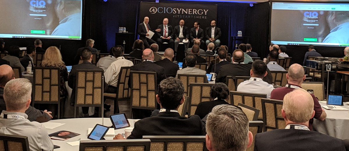 What is <a href="/CIOsynergy/">CIOsynergy Events</a> doing to celebrate her 10th year anniversary? Hosting another successful #CIOHouston. Journey to the office of the #CIO starts Here! #ItStartsHere