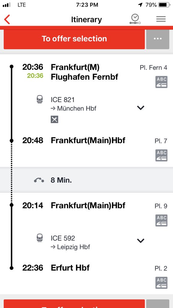 Ahhh ich liebe Zeitreisen mit der <a href="/DB_Bahn/">Deutsche Bahn Personenverkehr</a> ❤️🕚 Nur 8 min für den Zug in die Vergangenheit

#bahn #db #bug