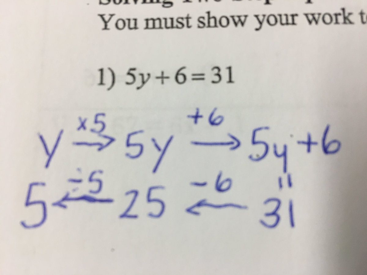 delta_dc's tweet image. Does anyone use this method to solve two-step solutions?
#alg1chat #MTBoS #iteachmath