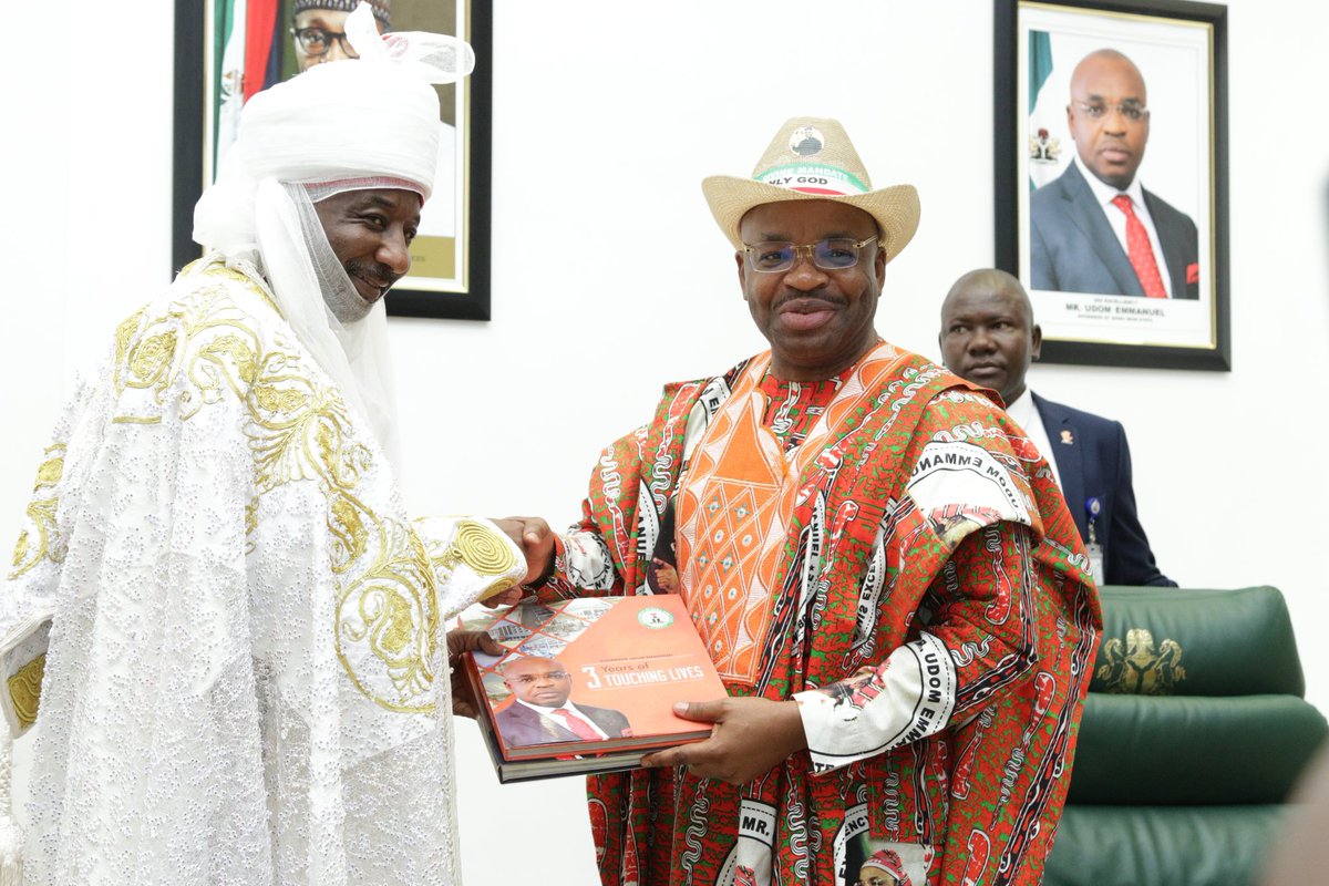 aksgovt's tweet photo. Akwa Ibom very Peaceful for Investments - Emir of Kano Tells Governor Emmanuel  https://t.co/ZPQBKDWFgP @OfficialPDPNig @charlesudoh @OfficialPDPNig @EmirofKano @mslsanusi @AIT_Online @channelstv @NGRSenate @AsoRock @nassnigeria @TwitterBusiness https://t.co/bRgjp0GJBT