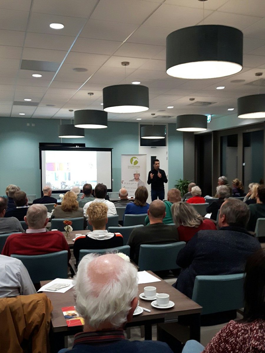 Drukbezochte informatieavond over #woningisolatie in #puyckendam @noordwijkerhout . Over toepassingen, subsidies, leningen  en besparingen.