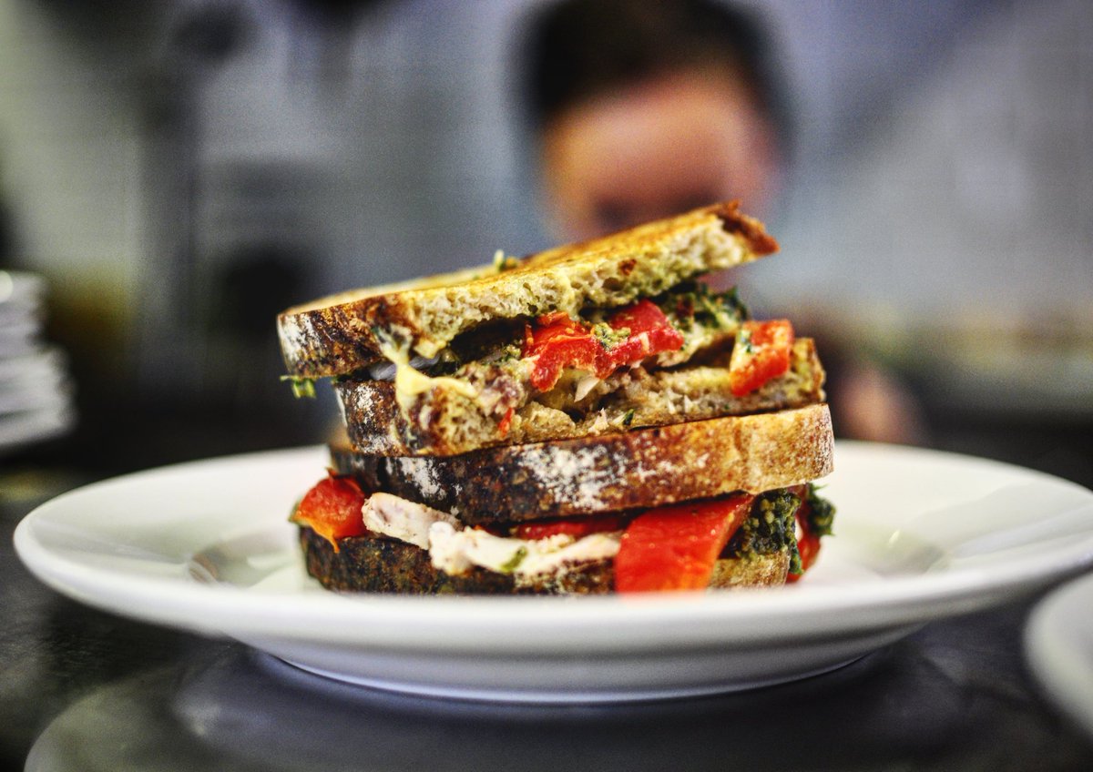 In case you had forgotten or didn't know, we do a fantastic selection of EPIC toasties and sandwiches! All home made using the amazing <a href="/FlourPot_Bakery/">FlourPotBakery</a> #sourdough Great as a take away or quick lunch!