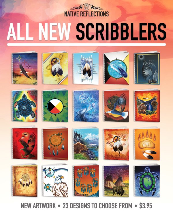 Native_R's tweet image. New 2018 scribblers are in! - mailchi.mp/nativereflecti…
