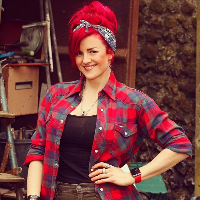 CharisWilliams's tweet photo. Bringin’ a bit of colour to the scrap yard 😉
.
What have you been up to today? 🙃
.
.
.
.
.
#scrapyard #colour #mystyle #beunique #redhead #tomboy #scrapartist #makersgonnamake #reuse #recycle #repurpose #repurposed #maker #designer #redesign #remade … https://t.co/BwfdqTcZON https://t.co/4UCORMWjBP