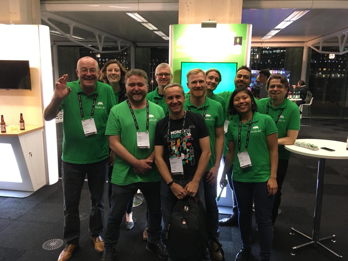 Studio3T's tweet image. And that's a wrap! It's been fun #MDBE18, see you all next year 😊 #MongoDB #London #Studio3T
