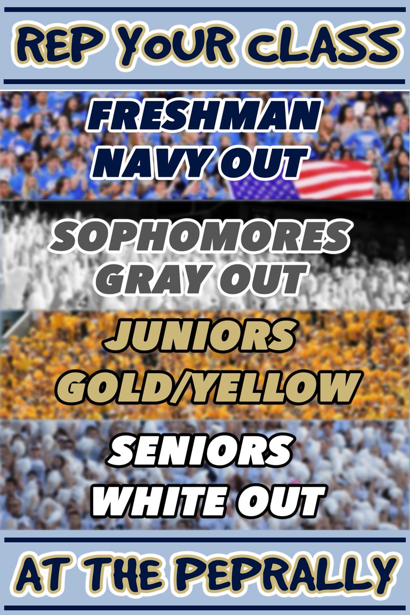WFHSSmith's tweet photo. Pep Rally tomorrow!  Rep your class! https://t.co/NjiK62fdlt