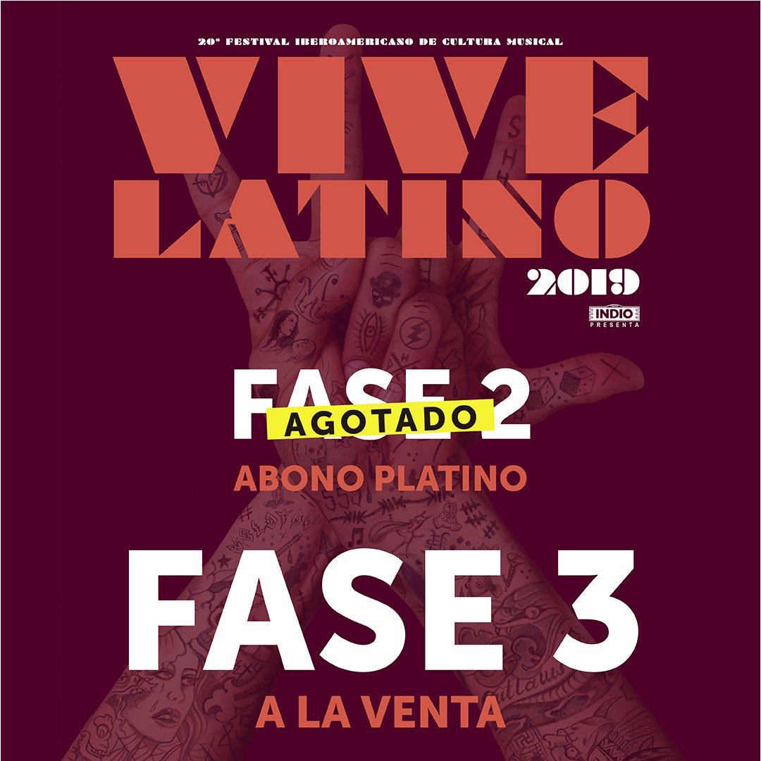 Los abonos platino del #20AñosVL19 llevan unas horas en preventa y ya están de fase 3 de 4, ¿Tu ya tienes tu boleto? #VL19
