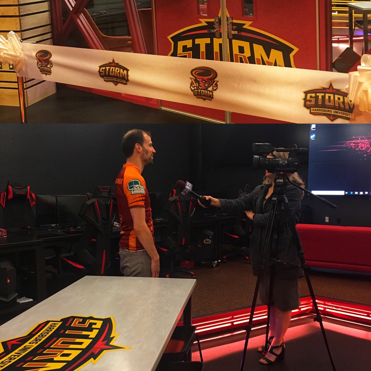 MadeWithMerit's tweet photo. The team has been hard at work preparing for today’s official unveiling of the @HUStormesports new practice space at the @whitakercenter! #MadeWithMerit #MarketInvention #esports #HUStorm https://t.co/2LOwPKteyj