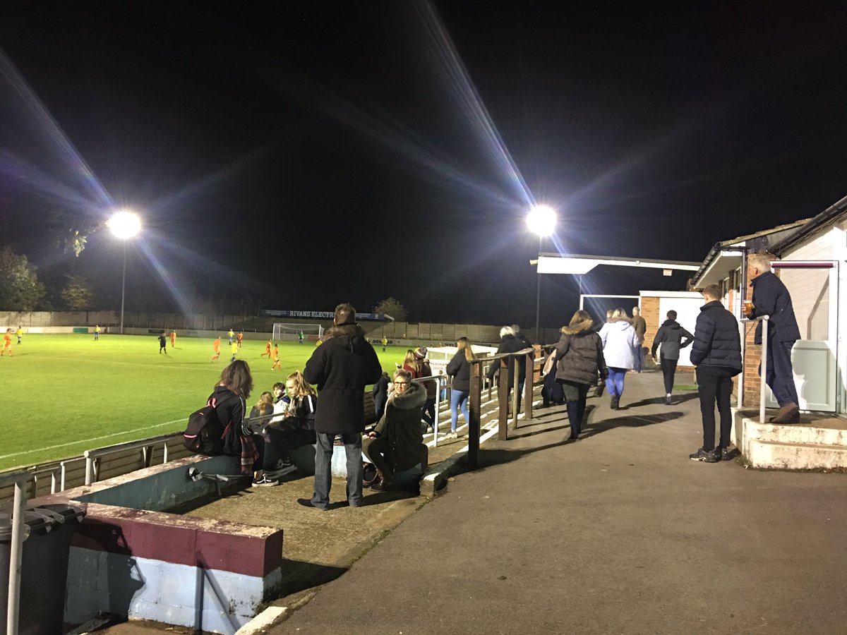 the crowds are building for kick off ⚽️