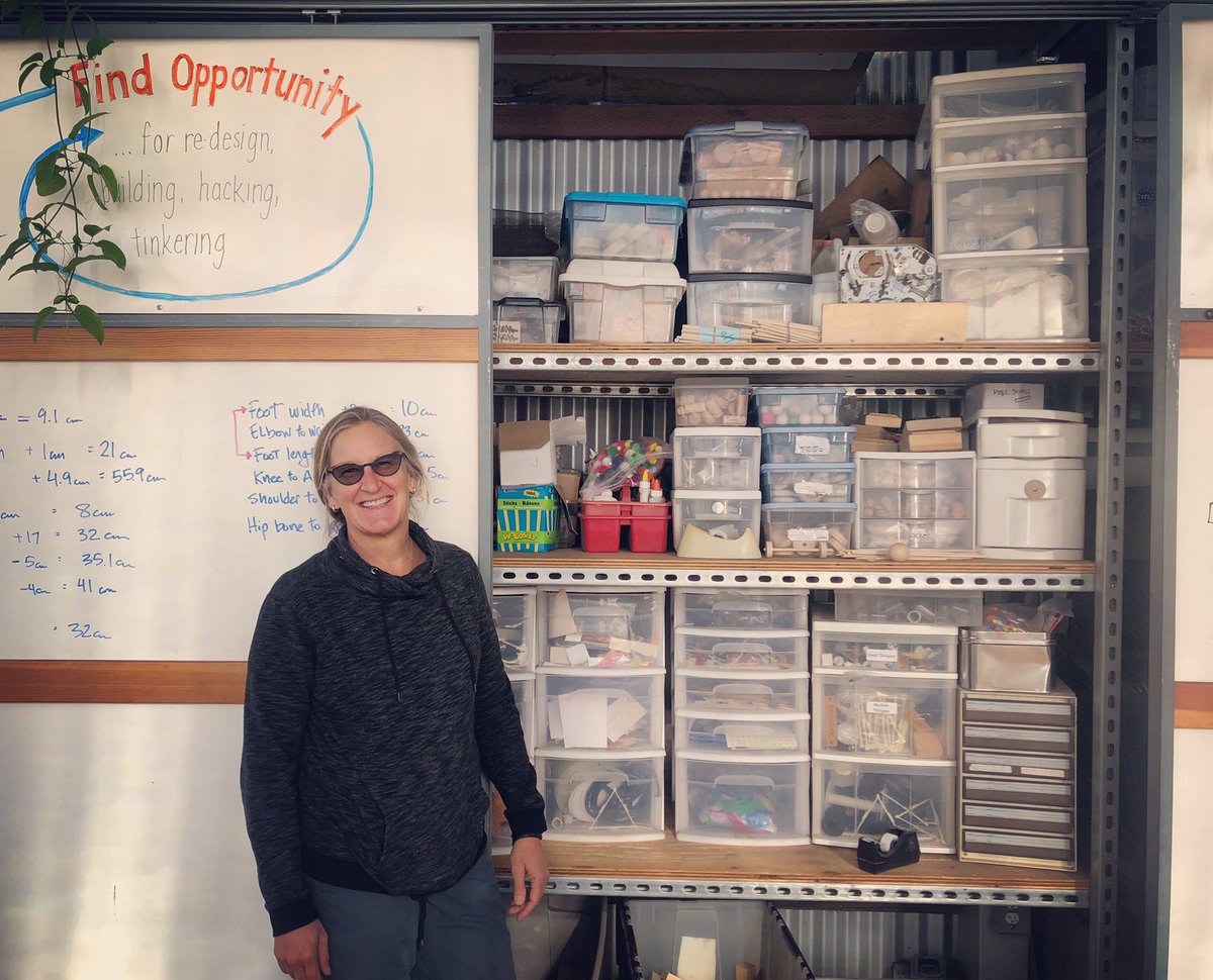 AbdOakland's tweet image. We visited Senior Fellow @IlyaPratt’s light-filled Innovation Workshop today!  What an inspiration!  #makerspace #makercenteredlearning