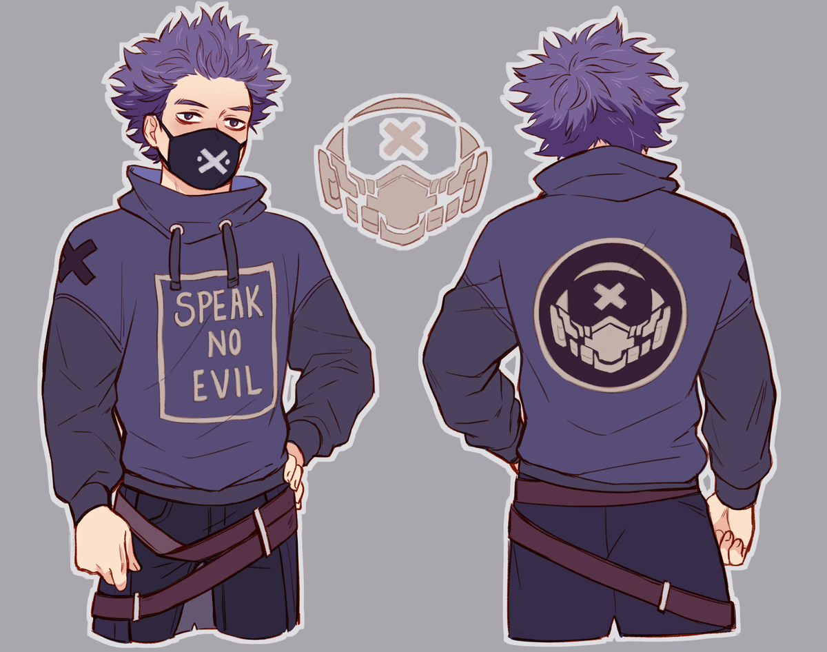 MHA outfit & patch references are done (finally) for Shinsou, Bakugou, ...
