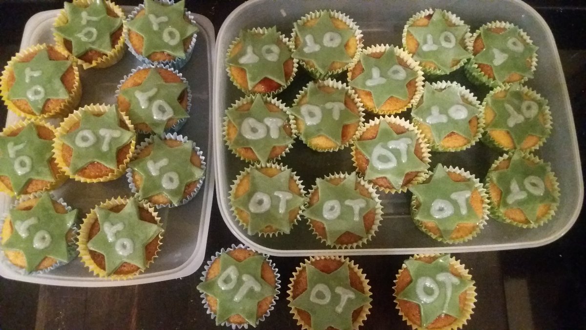 I'm proud to be an Occupational Therapist and I'm grateful for all the different career opportunities my qualification has given me. Go on, go and have a look at all the fantastic work OTs do 👀  Cakes are ready for the team meeting tomorrow. #OTWeek2018