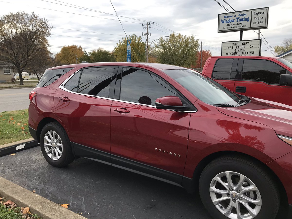 WindowTint812's tweet image. Another day another happy customer! #windowtint812 #windowtint #chevyequinox #fordf150