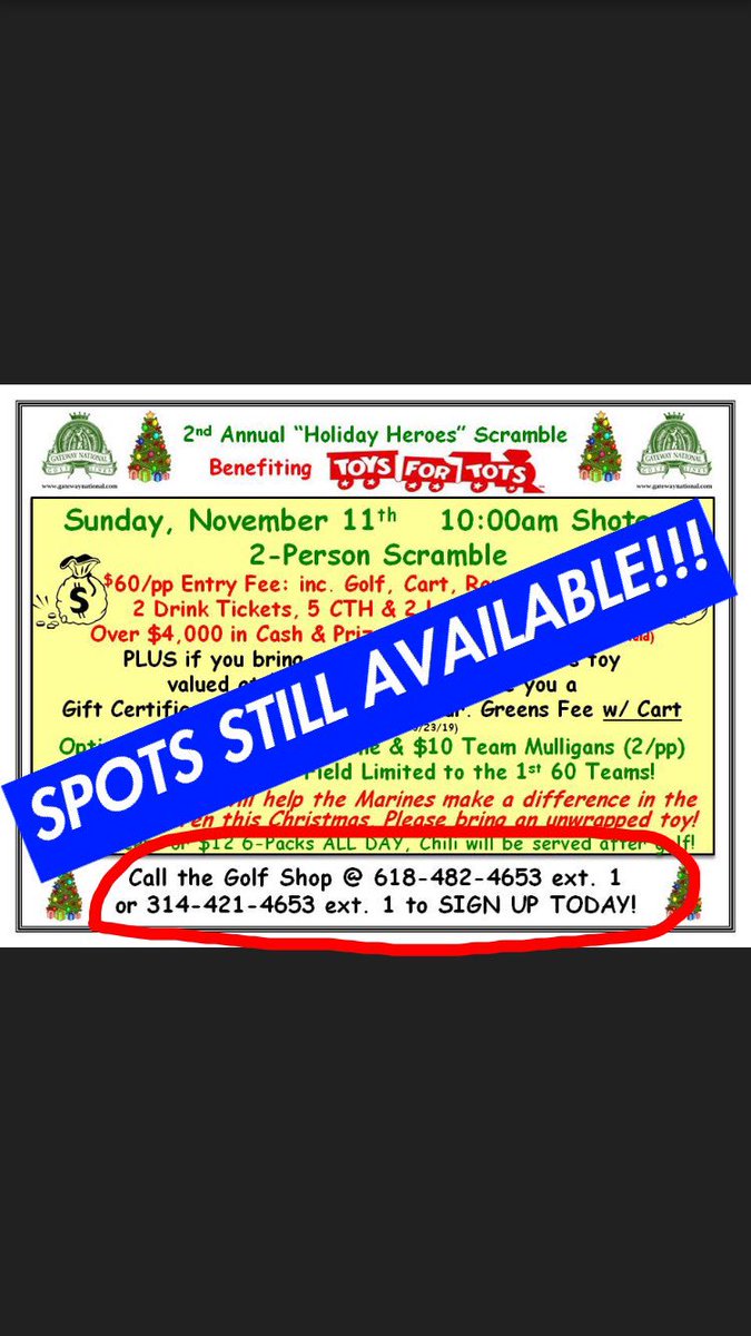 Bring a Toy, Get Free Golf! 
Details Below...