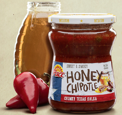 Satisfy your snack cravings with a salsa smokier than a Texas wildfire in July. Our new Honey Chipotle salsa is sweet yet bold...everything we aspire to be. #BanTheBland #PaceSalsa #PacePicante #MakeItSaucy #NationalPepperMonth #PaceChunkyTexasSalsa