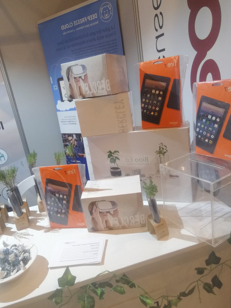 BiooEducation's tweet photo. Ya estamos en el #46CongresoCECE junto con @Clickedu y @Qualiteasy. ¡Acércate a nuestro Stand y participa en el sorteo de 3 tablets fire7 de Amazon, gafas 3D Bercley y 1 kit Bioo Ed! #PowerYourKnowledge https://t.co/czqGudiFlG