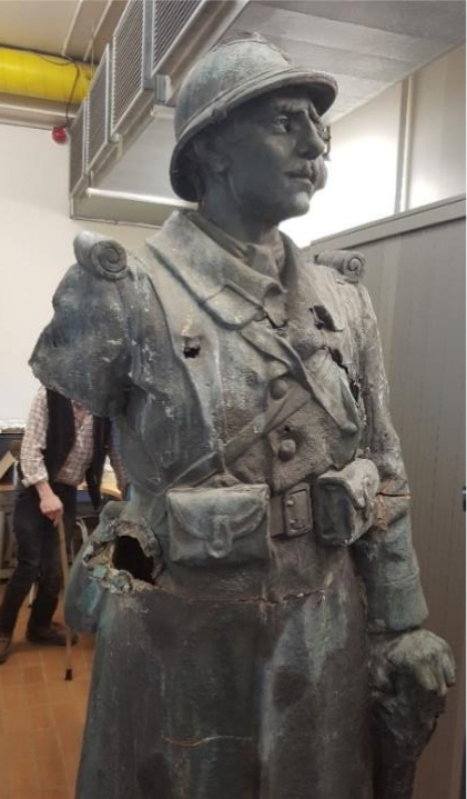 upstifr's tweet photo. #Innovation Quand l'Innovation rencontre l'Histoire ! Restauration d'un monument aux morts à l'aide de l'impression 3D par le #LF2L.
#Armistice100 #11Novembre
https://t.co/9M9MMPqyYM https://t.co/5Fz7ksNazV