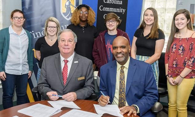 UNCG's tweet image. Today we formally welcome @iamcccc as a #SpartanPassage partner. Our co-admissions agreement expands opportunities for transfer students in Chatham, Harnett and Lee counties. Learn more: bit.ly/2RI1Kxa 

#UNCGWay #highered #NCed

@uncgadmissions @UNC_System