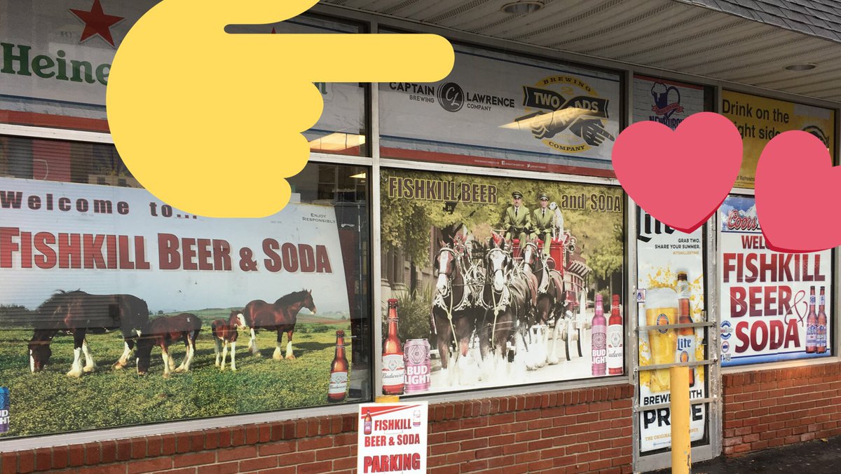 2RoadsEmilyC's tweet photo. Love seeing some @2RoadsBrewing love while out in the #HudsonValley! The @manhattanbeer @MBDCraft team is killing it with these sweet banners. See them at #Fishkill Beer&amp;Soda and in #Mahopac HudsonValley Beer. #RLT #sweetads https://t.co/D54cGbnndl
