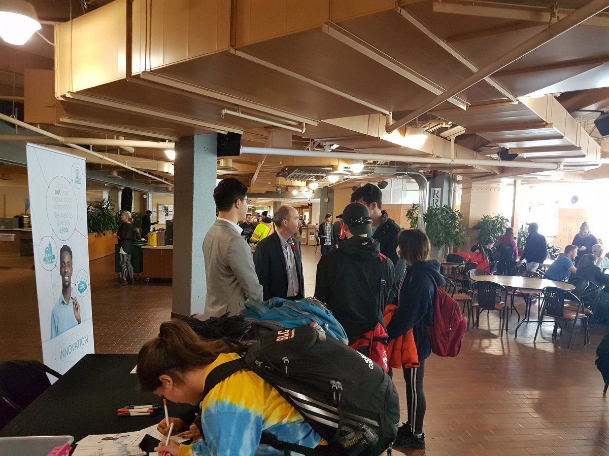 Bryan Paterson (@mayorpaterson) on Twitter photo Chatting with students about the Mayor's Innovation Challenge #MIC19 at <a href="/queensu/">Queen's University</a> and at <a href="/whatsinsideslc/">St. Lawrence College</a>. Workshops are filling up fast which is great! Sign up at: bit.ly/MICworkshops
<a href="/SAslc_ca/">Student Association</a> @QueensAMS @InnovationSLC <a href="/ddqic/">Dunin-Deshpande Queen's Innovation Centre</a> Chatting with students about the Mayor's Innovation Challenge #MIC19 at <a href="/queensu/">Queen's University</a> and at <a href="/whatsinsideslc/">St. Lawrence College</a>. Workshops are filling up fast which is great! Sign up at: bit.ly/MICworkshops
<a href="/SAslc_ca/">Student Association</a> @QueensAMS @InnovationSLC <a href="/ddqic/">Dunin-Deshpande Queen's Innovation Centre</a>