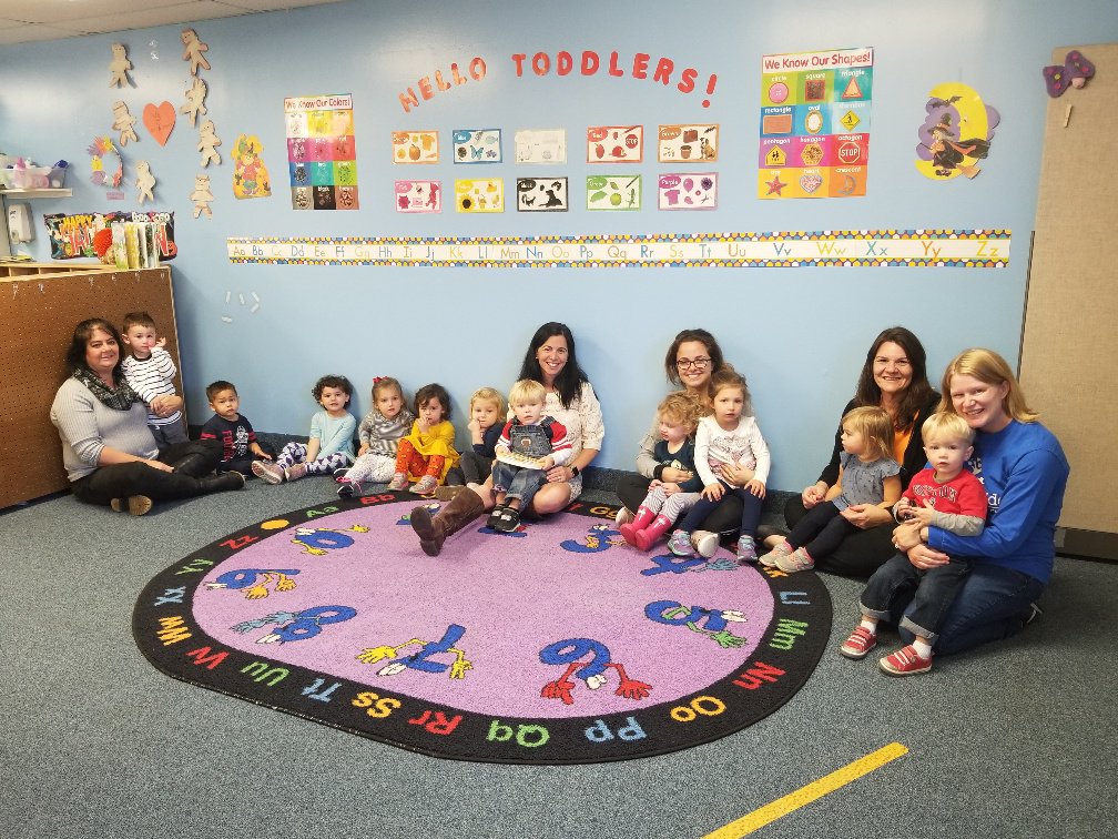 RIKidsCount's tweet photo. Portsmouth Superintendent Ana Riley joins a class at Countryside Children's Center!
#SupersRead ⚓️#RIReads 📚 #ThinkBabies https://t.co/yl42BMadQo