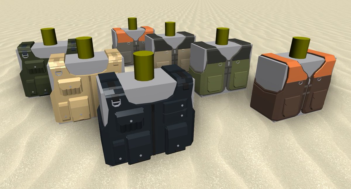 Gus Dubetz On Twitter We Decided The Hunting Vest And Tactical Vest Could Use A New Iteration And We Re Planning To Add More Color Variants To The Former We Also Have A - roblox military vest