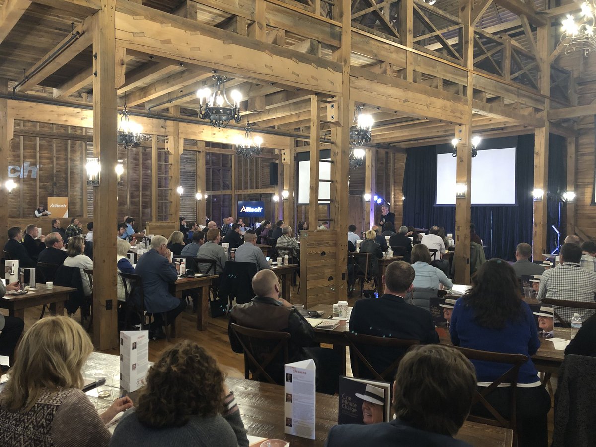 mpl17's tweet photo. Brilliant venue for our last @Alltech #ONEIdeasForum @thestarbarn talking about the #futureoffood and the #aceprincipal. Think about this: more food will be consumed in the next 50 years than was consumed in the last 7,000. Thank you to the >3,500 who joined us. #uinspireus! https://t.co/UCsf3OHY0w