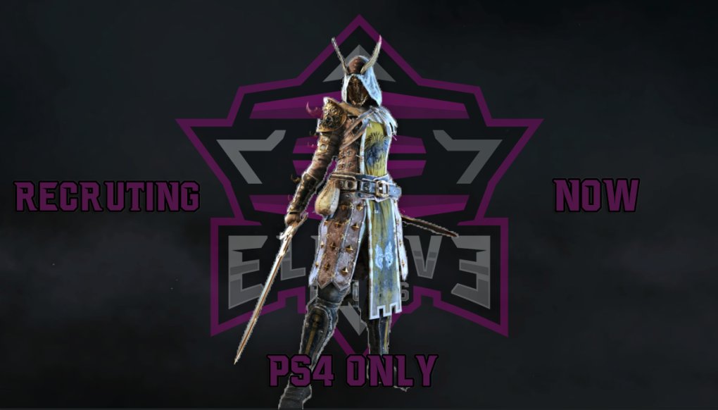 So_Sketchy's tweet photo. Supp, Name's Sketchy, Captain OF a Fresh For Honor Esports Team for Elusive E-sports. (PS4 ONLY) I AM RECRUITING. There are requirements.... DM me for details. #ForHonorPs4 #PS4Teams #Esports #ForHonor #JoinMe https://t.co/yW9NOg3wHV