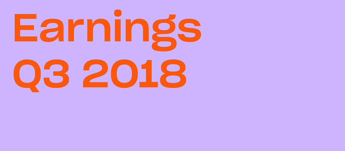 Dropbox's tweet photo. Dropbox’s Q3 2018 business update: Revenue of $360.3 million, up 26% year-over-year, with 12.3 million paying users. Read more in our full earnings release: https://t.co/6NJSV0UNdN $DBX https://t.co/j3aZMcLb58