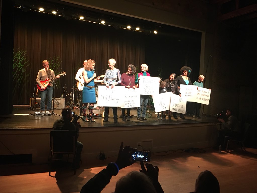 N.E.D. rocks the house for ovarian Cancer in Boulder!  Go survivors😀👍