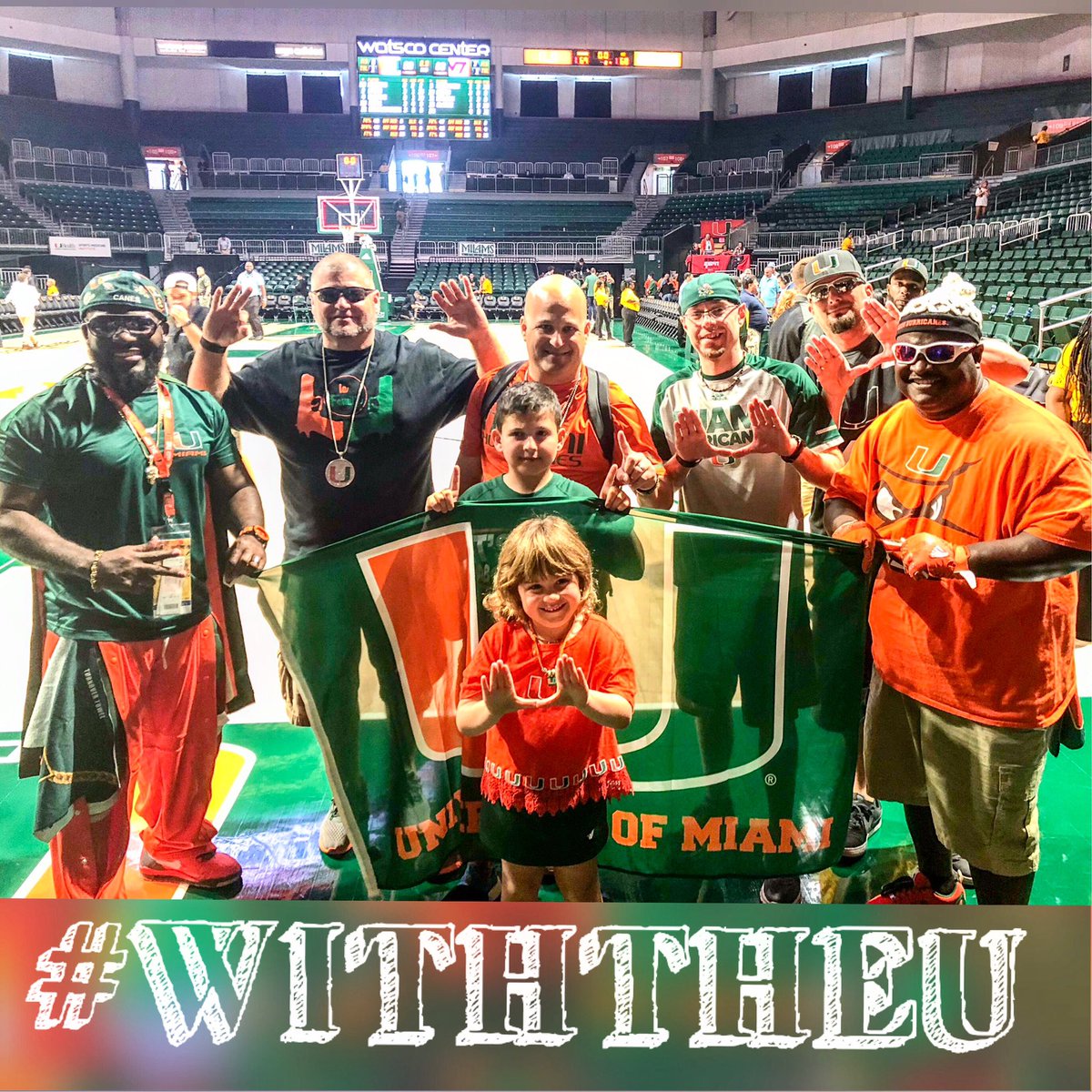 @CanesHoops and The Boyz are back!
🍔 Tailgate 4:30
.
🆚 Lehigh
.
⏰ 7:00 PM
.
📍 @watscocenter
.
📺: ACC Network Extra
.
📻: @560WQAM
.
Don’t be a fan later! #WithTheU #Section107  #The6thMenCrUe 🗣#LetsGo
.
My City and My People 🌴🏝🌴 #Da305
.
On Twitter and IG @WMGarbageman