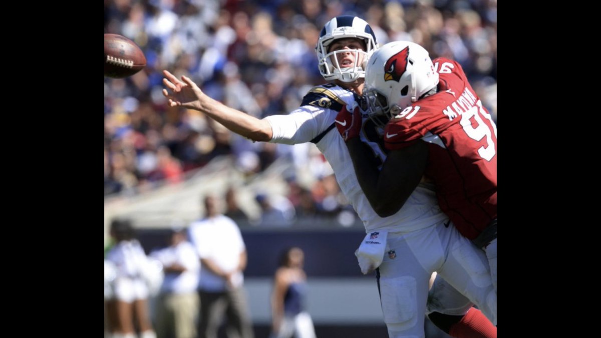 GridRams's tweet image. Rams now 3-10 are routed at home 44-11 by the division rival Cardinals. Goff was harassed in the backfield for most of the game. Next week Rams will take a road trip to play the Falcons. @GridMbl