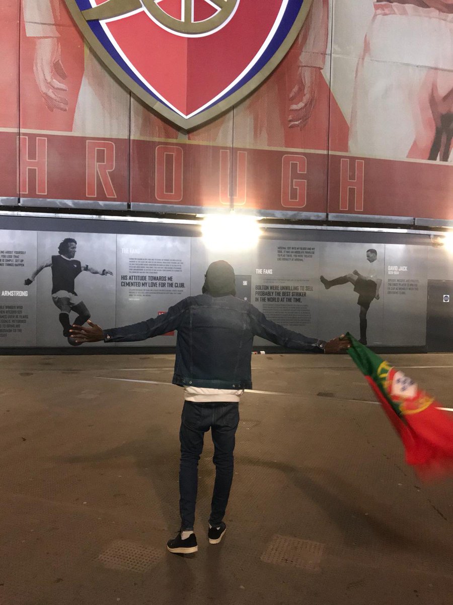 ManikMane's tweet photo. @mmmfreitas Emirates stadium #EuropaLeague #ArsenalFC #ARSvSPO #SportingPortugal #SportingCP https://t.co/zUVZ8I2Tws