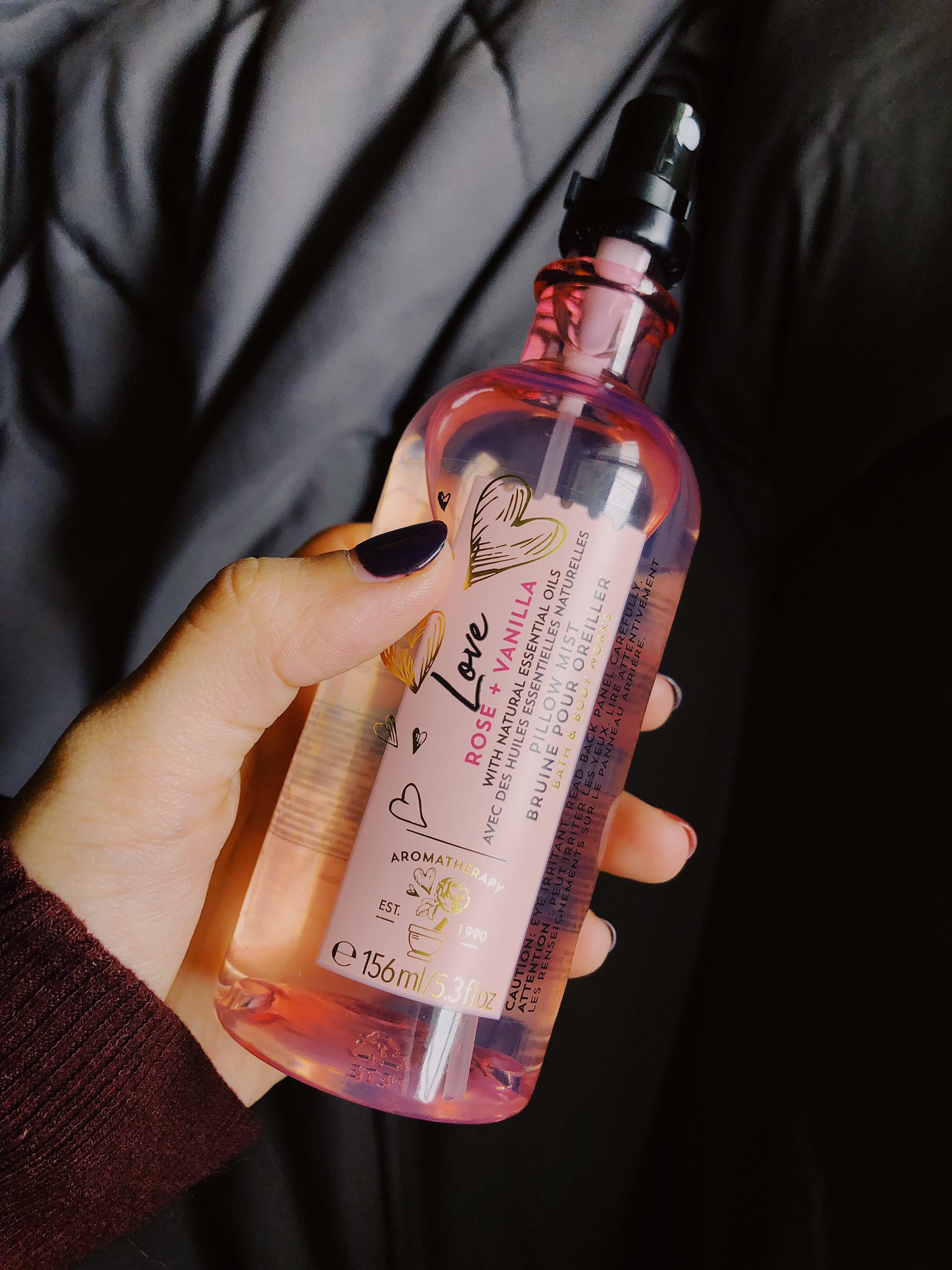Bath and body works love pillow mist store