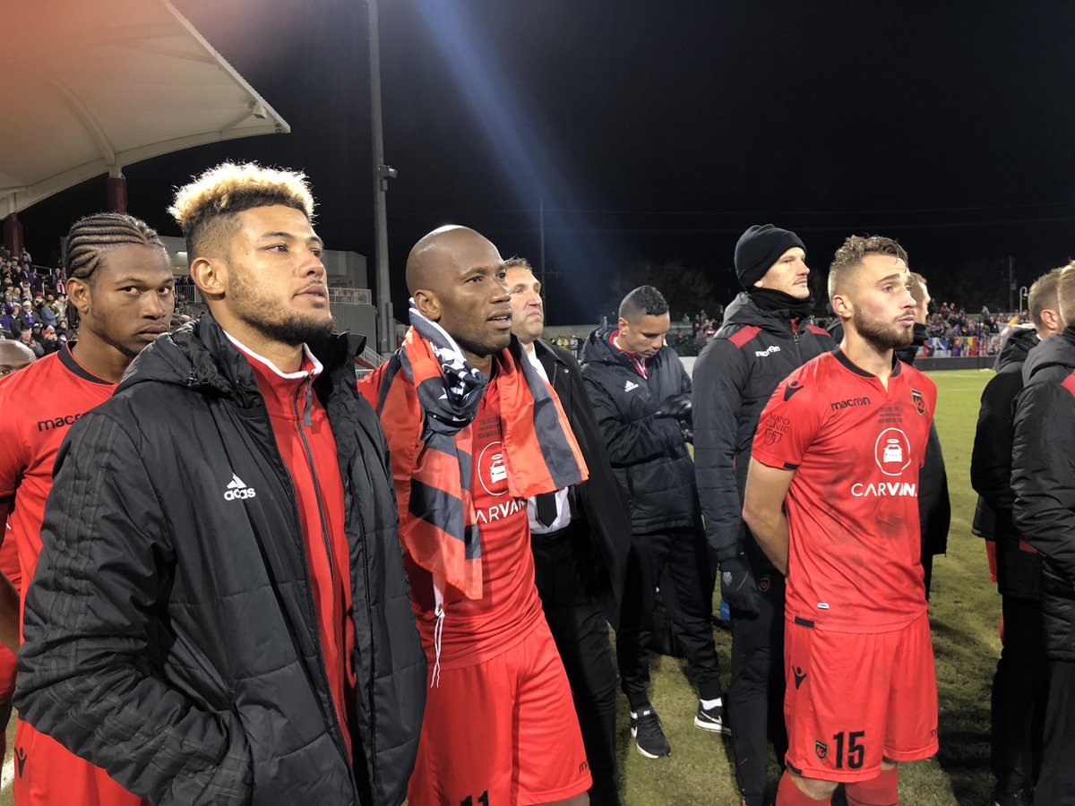 Didier Drogba vivió su último partido con Phoenix Rising