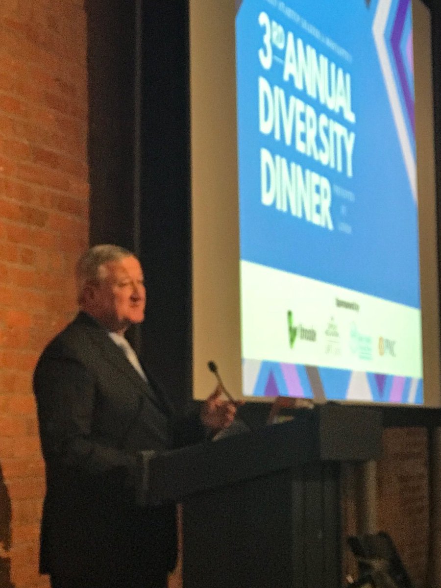 Enjoying the ⁦<a href="/startupleaders/">PhillyStartupLeaders</a>⁩ diversity dinner with Mayor Kenney.