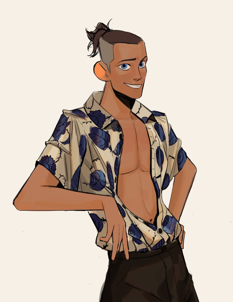 Gus. dont fight me sokka would wear this. 