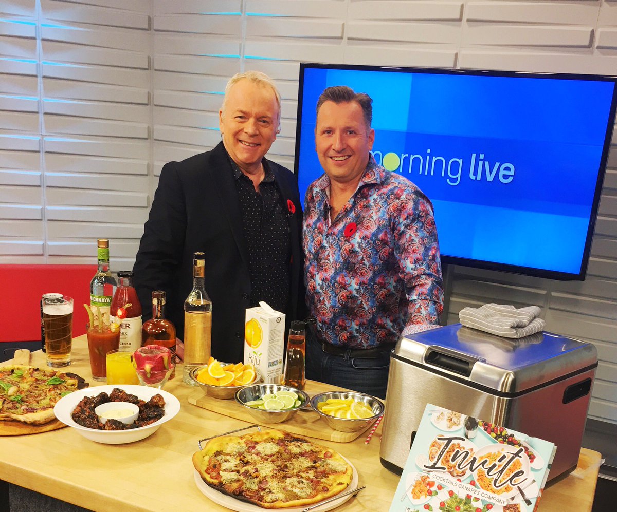 Great seeing #jeremyparsons from @thenoshtalgic & @InviteCatering with his NEW BOOK! On @CHCHTV #Xmasgift #holidayentertaining +++