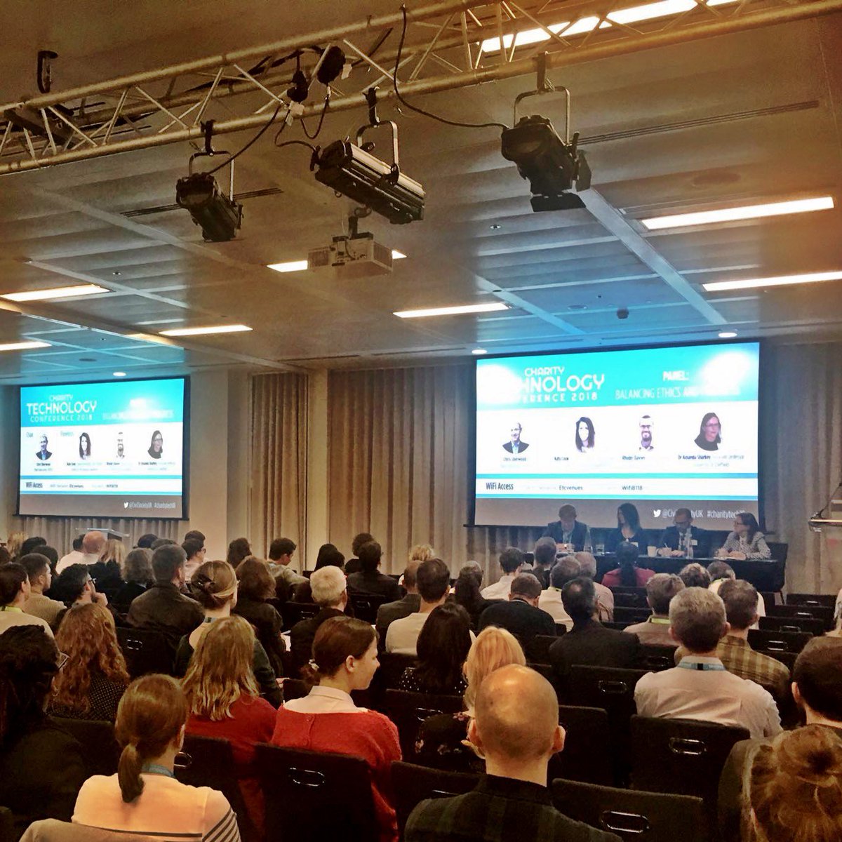 CentreTechAware's tweet image. Such a delight to speak at #charitytech18 yesterday. So many important discussions and ideas around ethics, tech for good, and the future. Thanks for having us!