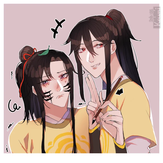 #魔道祖师  #MoDaoZuShi 
把两个同年的熊孩子放在一个房间?薛洋 VS 玄羽 