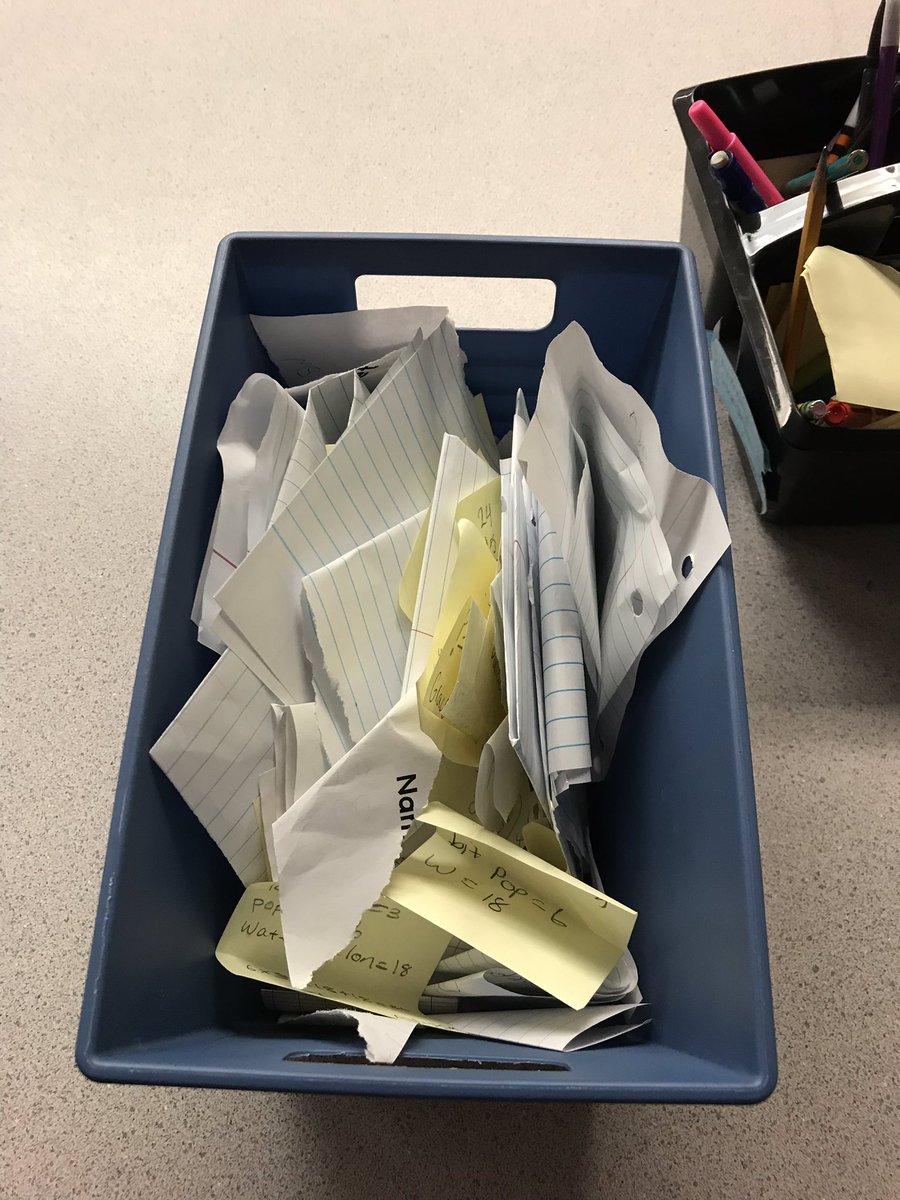 MLR_Math's tweet photo. Look at all these guesses for Mr. Boyer’s Math Challenge! Tomorrow is the last day to submit your thinking! #MLRproud #MLRmath https://t.co/XlE4UBVBAS