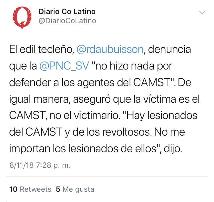 datosyopinion's tweet photo. "No me importa los lesionados de ellos" - @rdaubuisson.

#PodemosSerMas https://t.co/HOnsFbPOH2