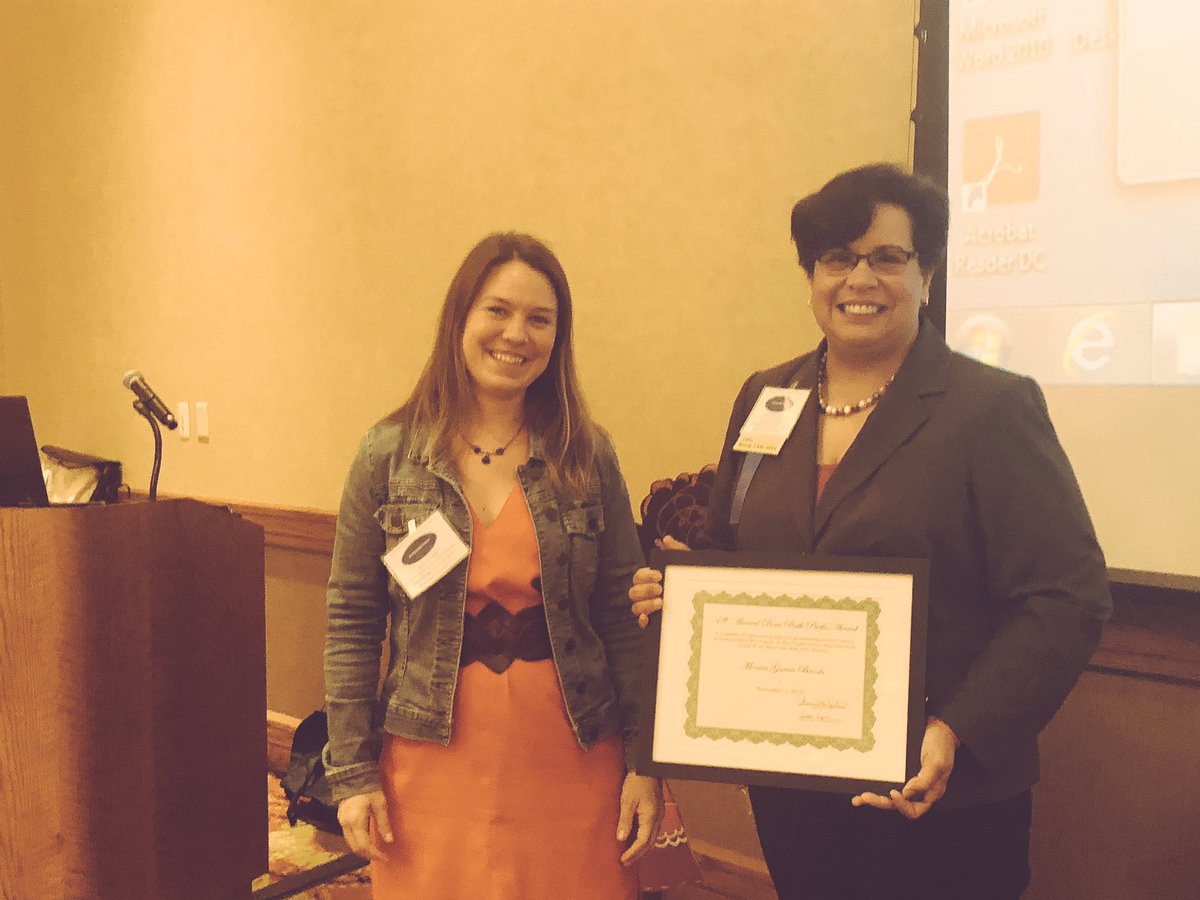 WestVirginiaLib's tweet photo. Congrats to Dr. Monica Brooks from Marshall University Libraries the 2018 recipient of the Dora Ruth Parks Award for long and outstanding service and librarianship in West Virginia #wvlafall2018 #libraries #westvirginia https://t.co/r5OTpPXujA