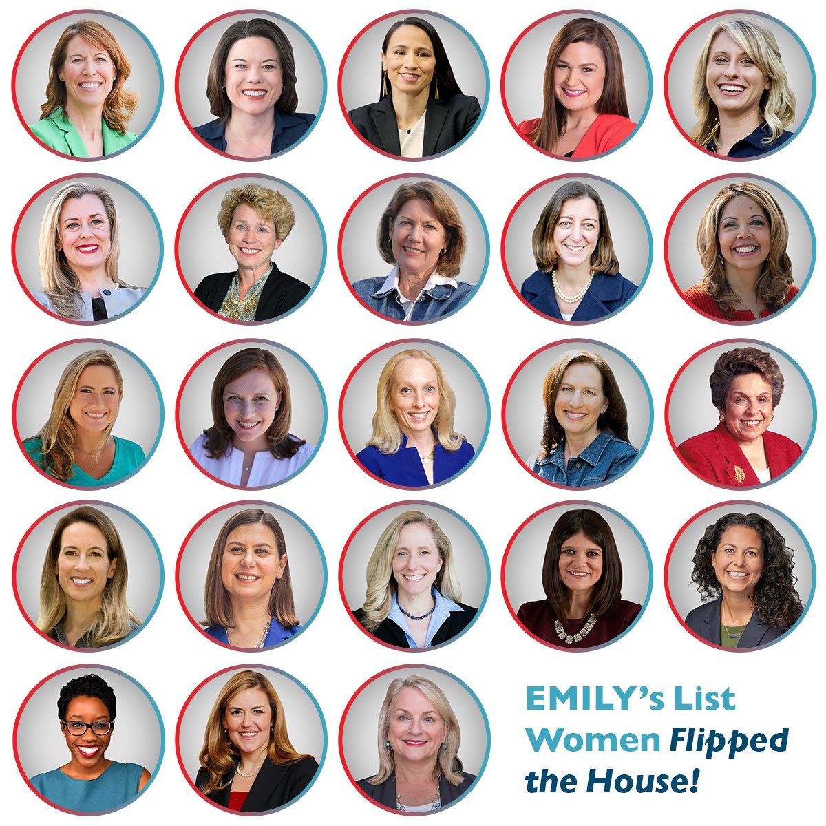 So far, 23 women have flipped seats. I love my job. I really love this picture.