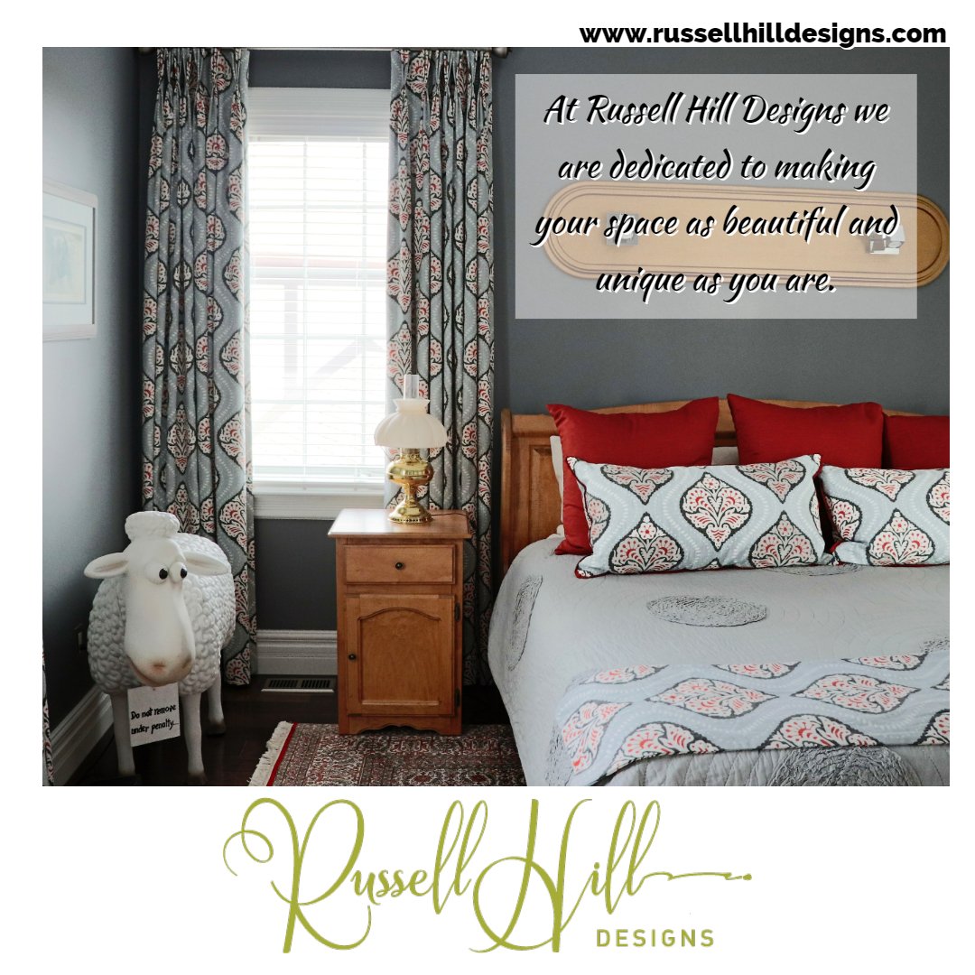 DecorbyRH's tweet photo. At Russell Hill Designs, we are dedicated to making your space as beautiful and unique as you are.
#Drapes
#Blinds
#Fabric
#Caledon https://t.co/GK0O0AC2jY