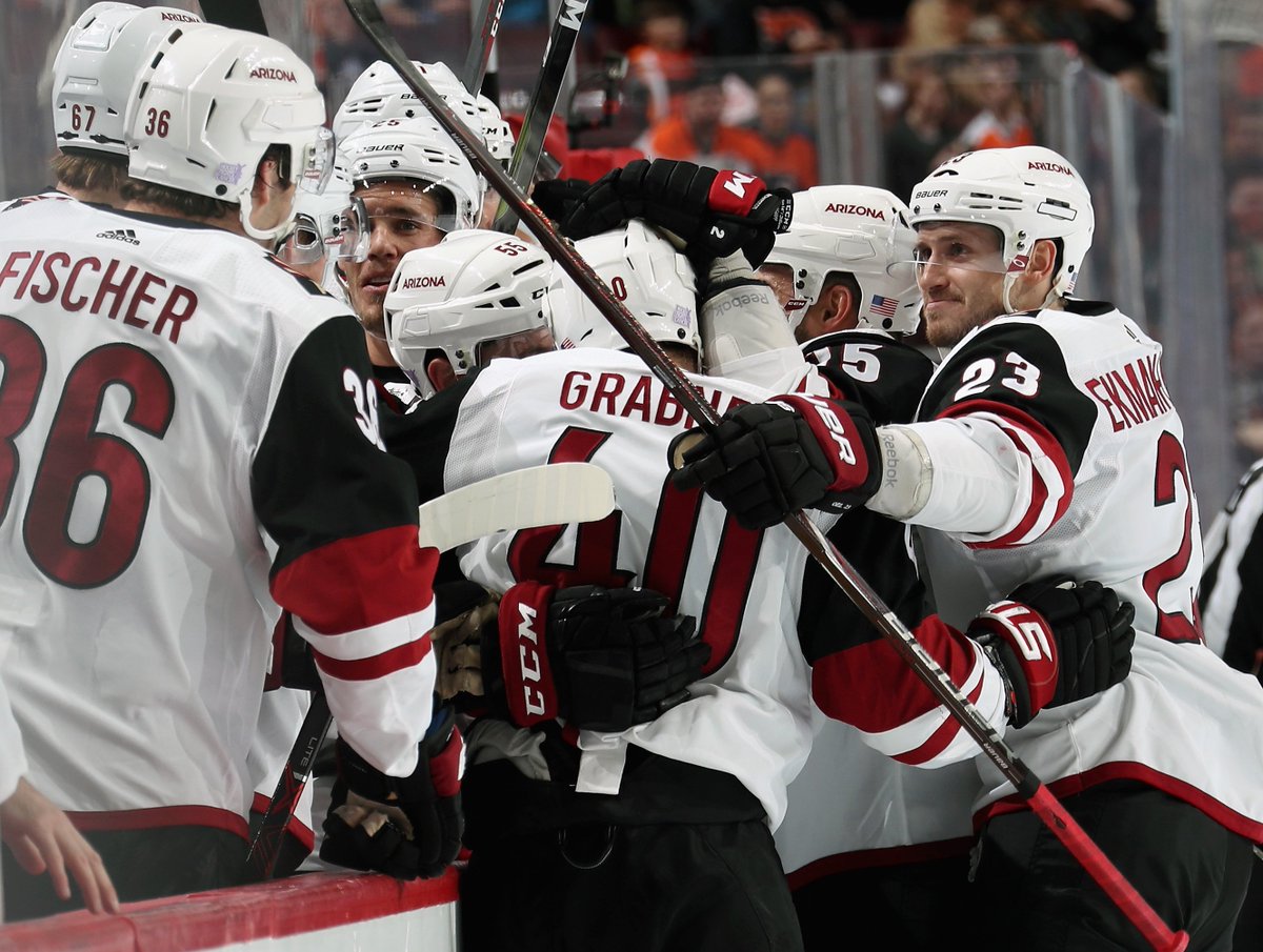 NHLPR's tweet image. The 2018-19 @ArizonaCoyotes while shorthanded:
9 Shorthanded Goals
4 Power-Play Goals Against

The Coyotes are the only team since 1977-78 to be +5 on the penalty kill AT ANY POINT in a season. The only other team to even reach +4 was the 1983-84 Rangers. #NHLStats