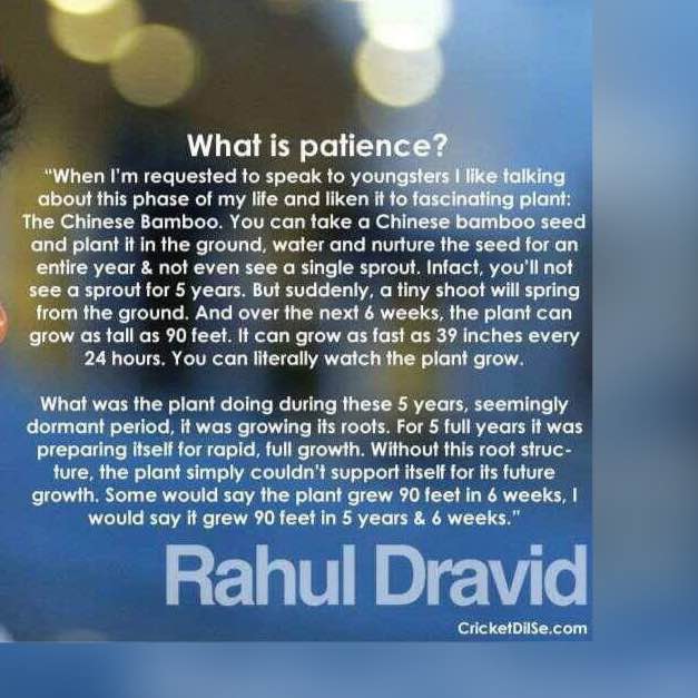Amazing stuff from Rahul Dravid.