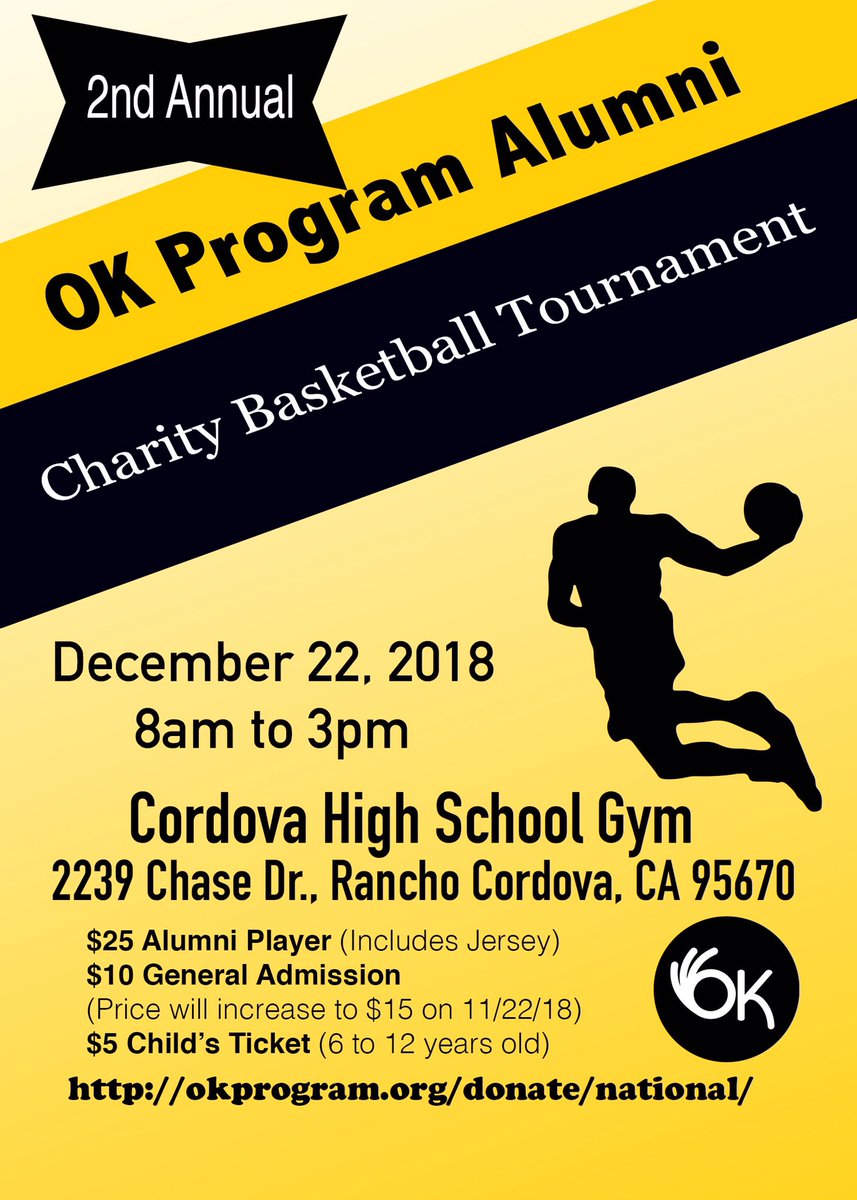 OK_Program's tweet image. Reminder...Get the advance ticket price before 11/22/18
http.//okprogram.org/donate/national/
Come out and support the National OK Program!
#BlackBoysNeedBlackMENtors
#ILoveMyPeople
#okprogram
#Basketball