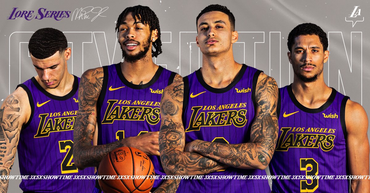 Los Angeles Lakers on X: The 2018-19 #LakeShow City Edition unis